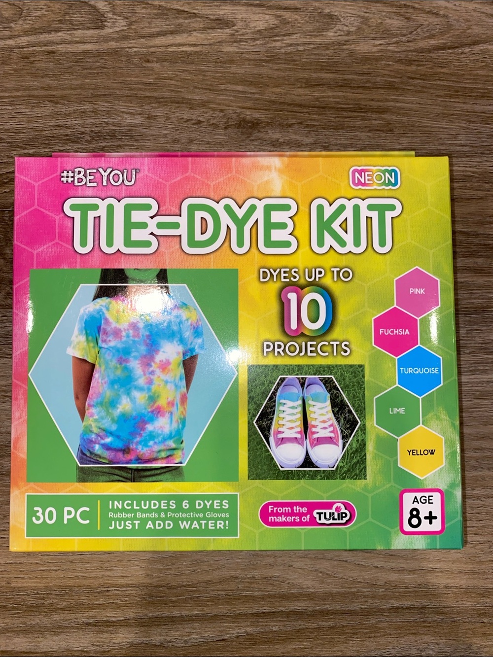NEON Tie-Dye Kit - Multicolor (Pink, Fuchsia, Turquoise, Lime, Yellow)